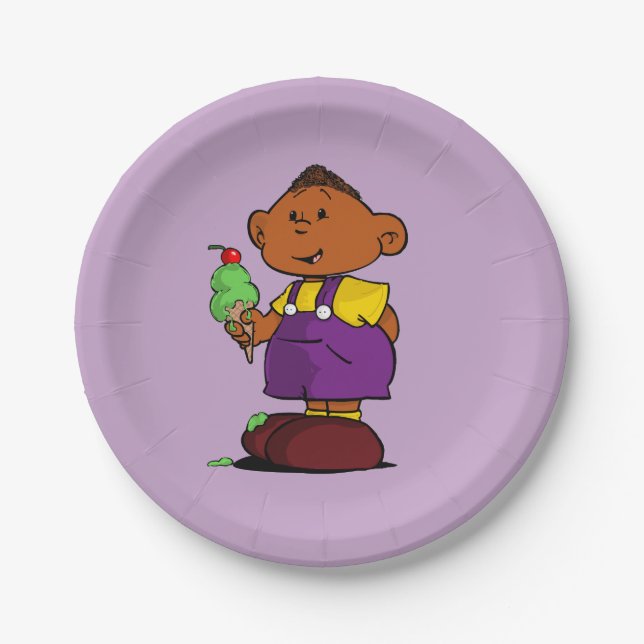Short Sleevez Paper Plates (Front)