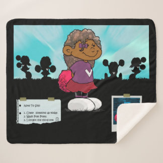 Short Sleevez Sherpa Blanket