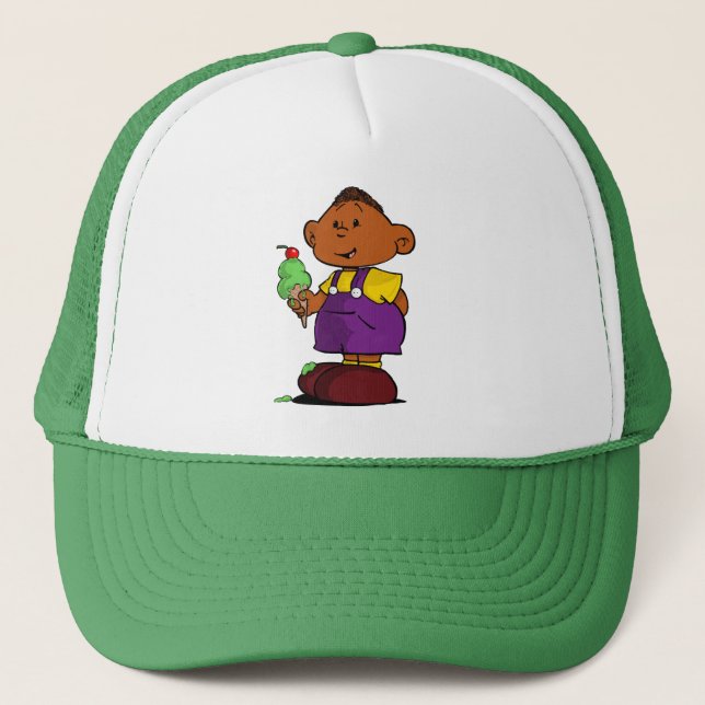 Short Sleevez Trucker Hat (Front)