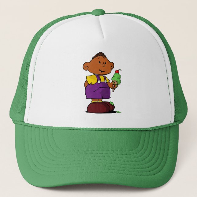 Short Sleevez Trucker Hat (Front)