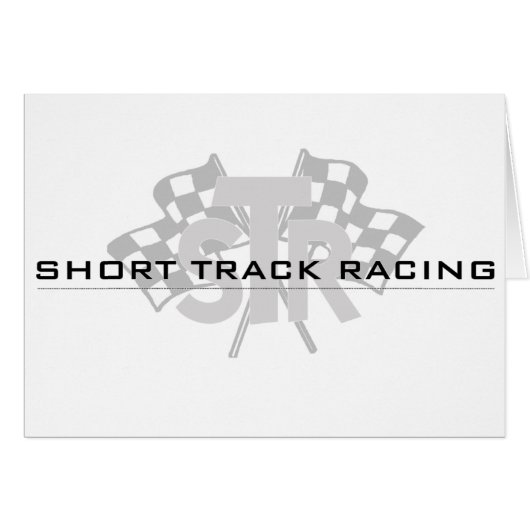 Short Track Racing Cards (Front Horizontal)