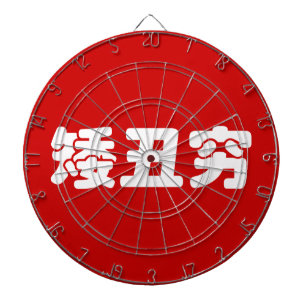 Short, Ugly & Poor 矮丑穷 Chinese Hanzi MEME Dartboard