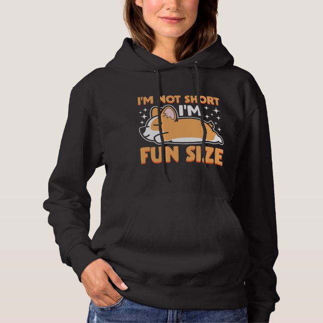 Short Welsh Corgi Pembroke Dog Owner Puppy Lover Hoodie (Front)