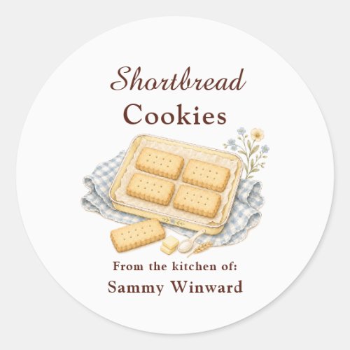 Shortbread Cookie Gift Label