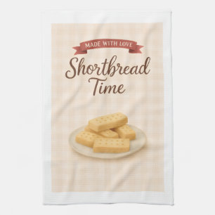 Shortbread Tea Towel Baking Gift Kitchen Decor