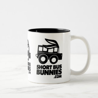 ShortBus Bunnies logo MUG! Two-Tone Coffee Mug