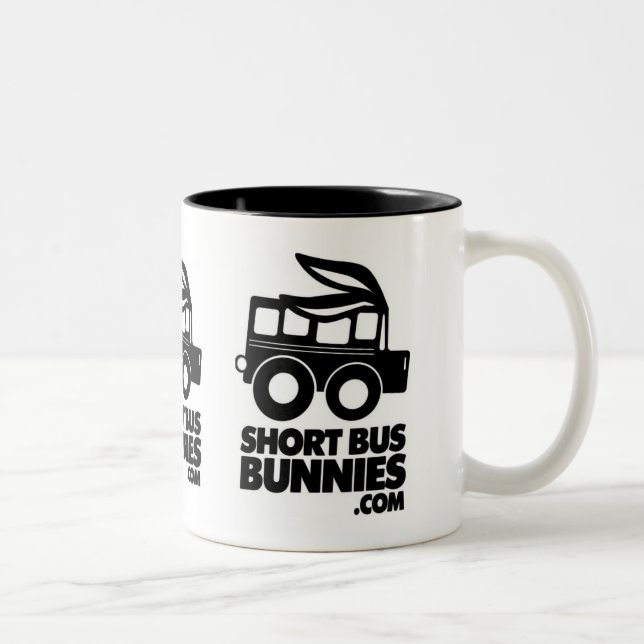 ShortBus Bunnies logo MUG! Two-Tone Coffee Mug (Right)