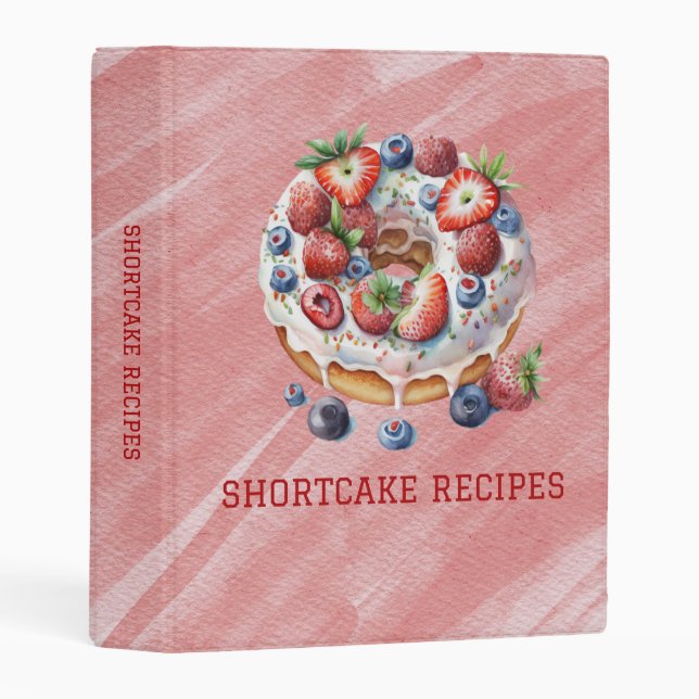 Shortcakes Recipes Binder (Front/Spine)