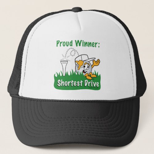 Shortest Drive Hole Prize For Golf Tournament Trucker Hat