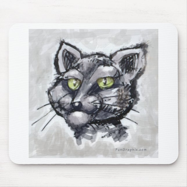 Shorthair Cat Mouse Pad (Front)