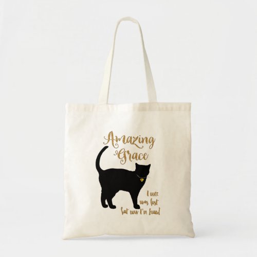 Shorthair Rescue Cat Amazing Grace Tote Bag
