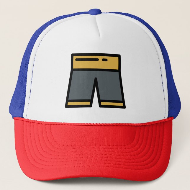 shorts trucker hat (Front)