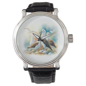 Shorttailed Albatross AREF13503 - Watercolor Watch