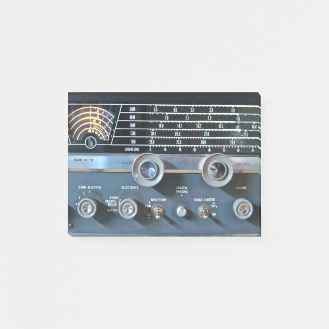 Shortwave Ham Radio Receiver Note (Front)