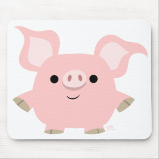 Shorty Cartoon Pig mousepad