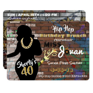 90S Hip Hop Party Invitations 7