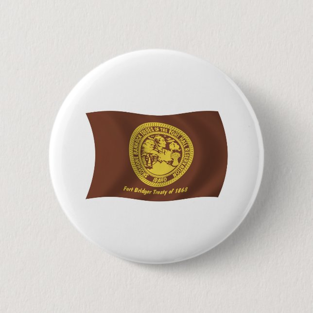 Shoshone Bannock Tribes Flag Button (Front)