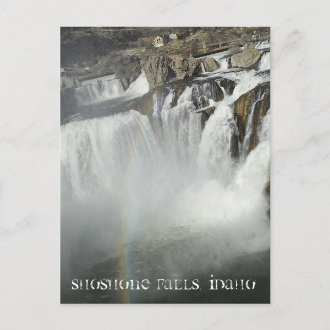 Shoshone Falls Idaho Postcard (Front)