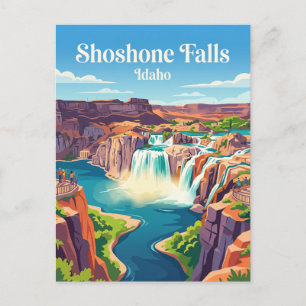 Shoshone Falls Idaho Postcard