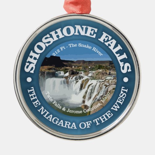 Shoshone Falls Metal Ornament