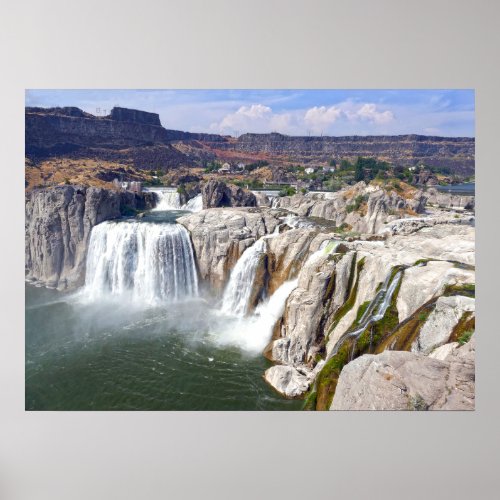Shoshone Falls on the Snake River, Idaho Poster