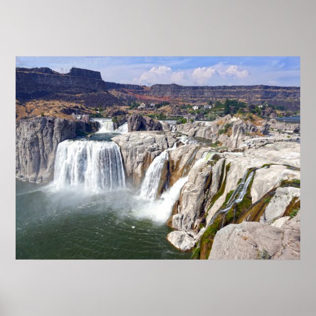 Shoshone Falls on the Snake River, Idaho Poster (Front)