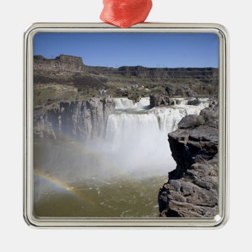 Shoshone Falls on the Snake River in Twin Falls Metal Ornament