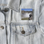 Shoshone Falls on the Snake River in Twin Falls, Pinback Button (In Situ)
