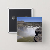 Shoshone Falls on the Snake River in Twin Falls, Pinback Button (Front & Back)