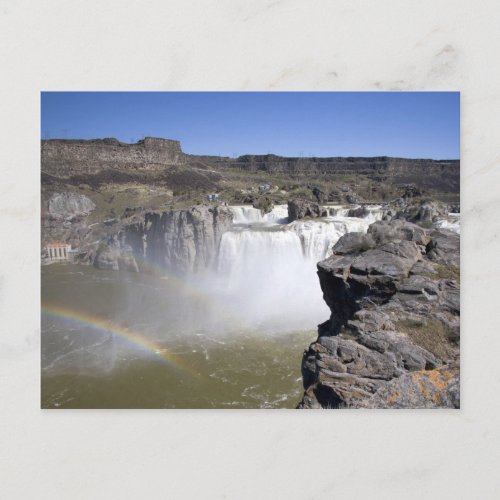 Shoshone Falls on the Snake River in Twin Falls Postcard