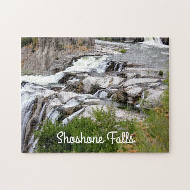 Shoshone Falls Summer Vacation Photo Jigsaw Puzzle (Horizontal)