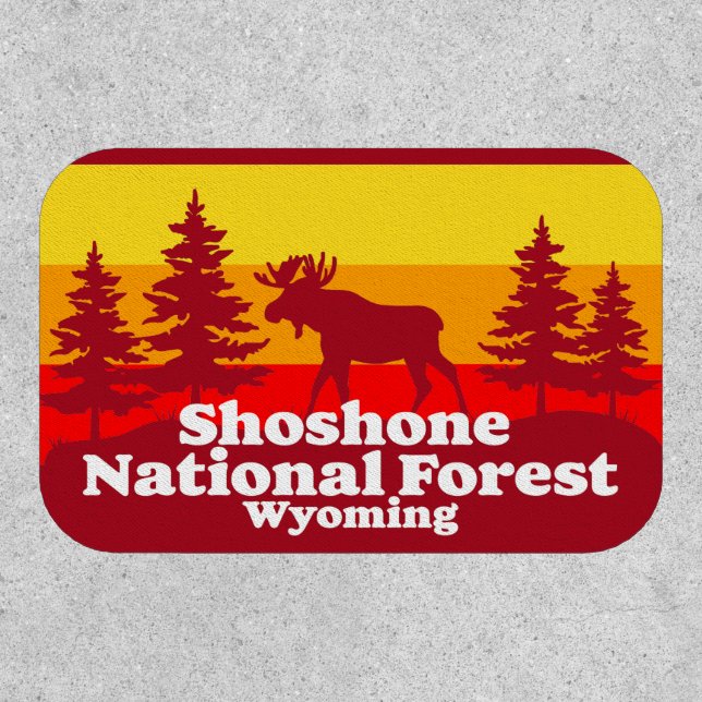 Shoshone National Forest Wyoming Patch (Front)