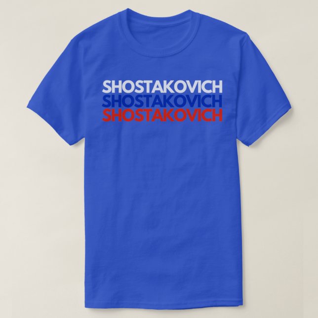 SHOSTAKOVICH Russia T-Shirt (Design Front)