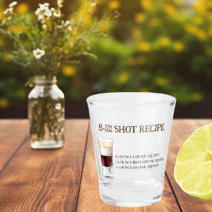 Shot B-52 Recipe Glass