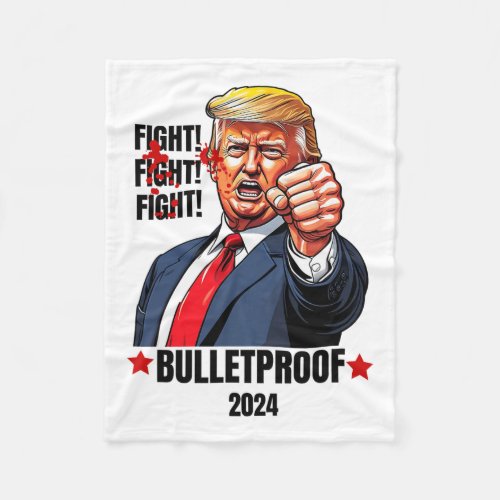 Shot Bulletproof Bloody Ear Bleeding Butler Pa Tru Fleece Blanket