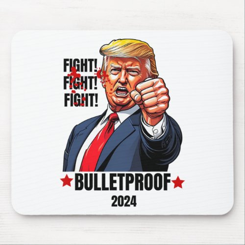 Shot Bulletproof Bloody Ear Bleeding Butler Pa Tru Mouse Pad