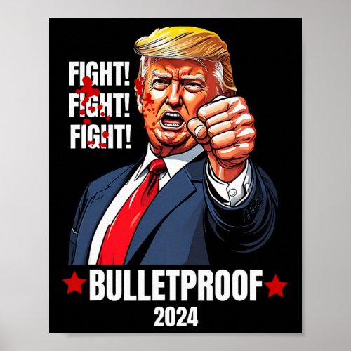 Shot Bulletproof Bloody Ear Bleeding Butler Pa Tru Poster
