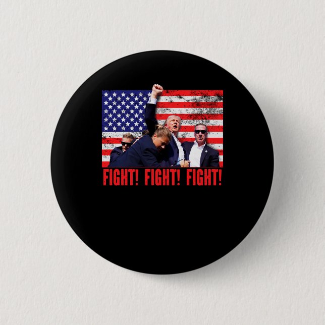 Shot Fight Fight Fight  Button (Front)