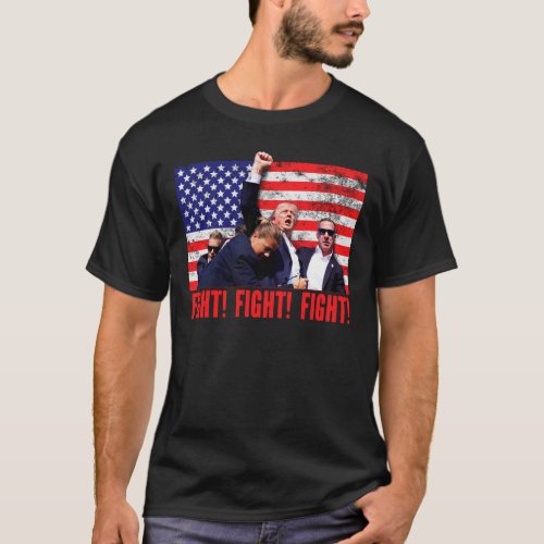 Shot Fight Fight Fight  T_Shirt