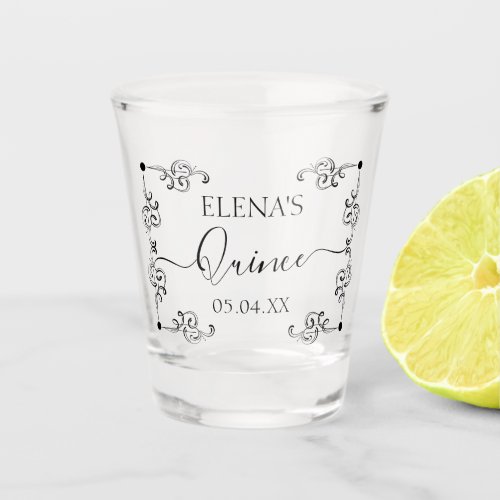 Shot glass Birthday Quinceanera Party Favor