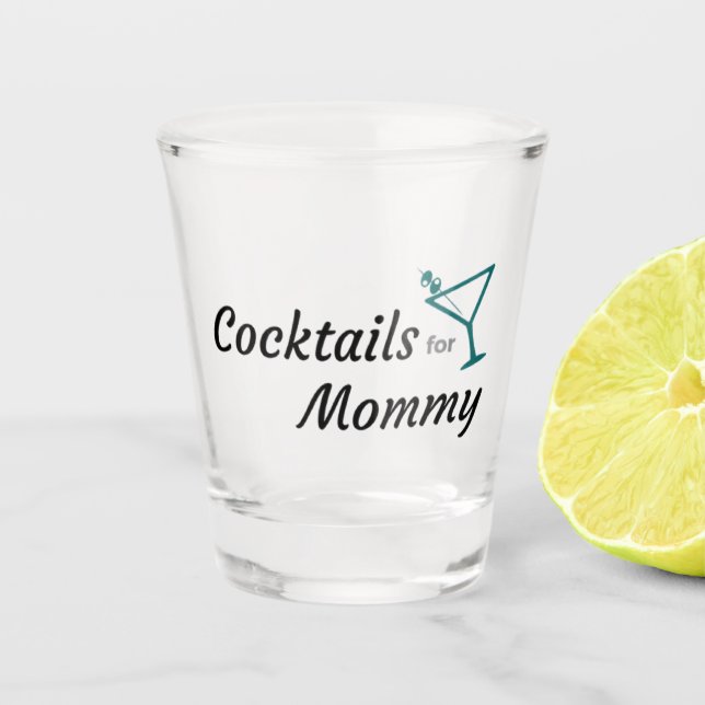 Shot Glass by Cocktails for Mommy (Front)