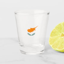Shot Glass (Flag of Cyprus)