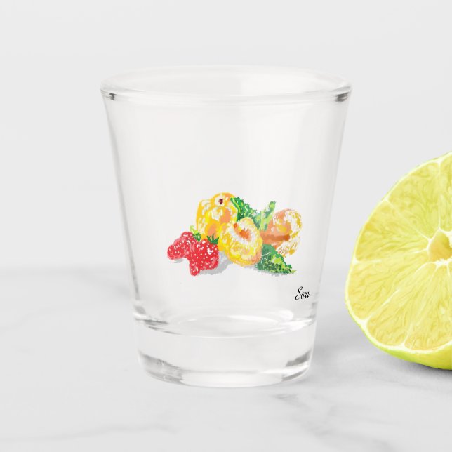 Shot glass : Fruits (Front)