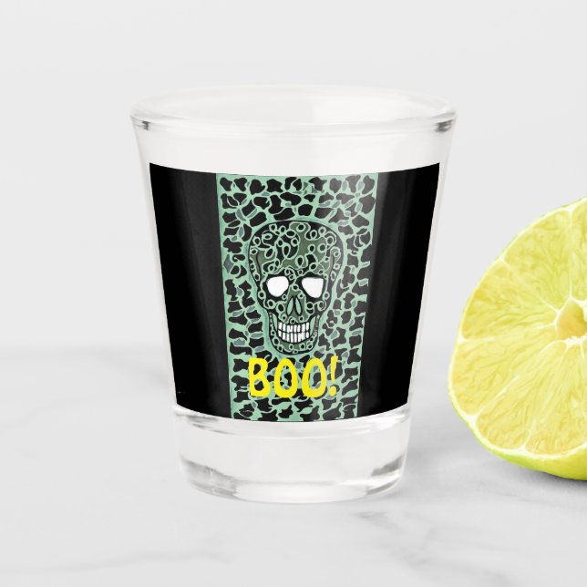 Shot Glass Halloween Style.  (Front)