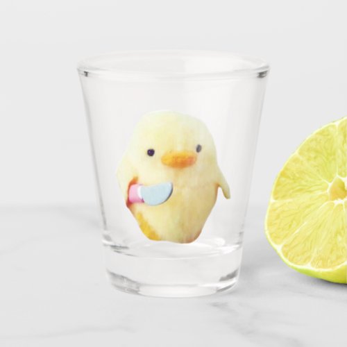 Shot Glass Knife Duck Plush Meme