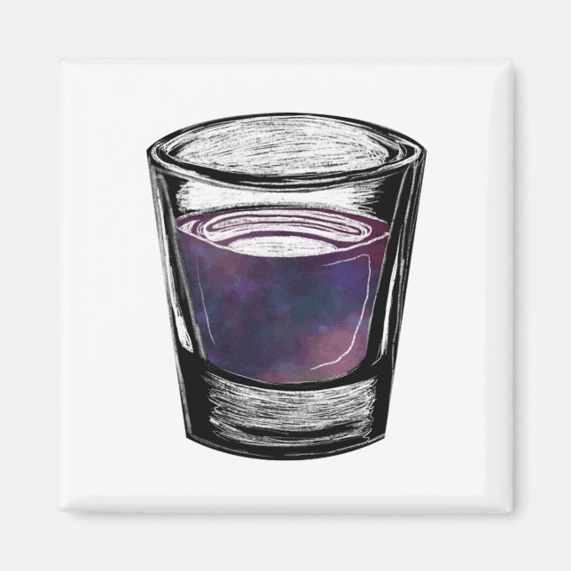 shot glass magnet (Front)