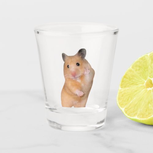 Shot Glass Peace Hamster Meme