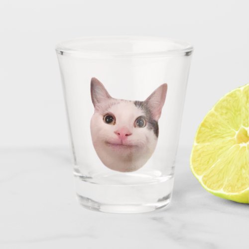 Shot Glass Polite Cat Meme