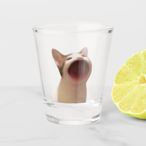 Shot Glass Pop Cat Meme