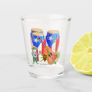 Shot Glass - Puerto Rican Cultural Barware